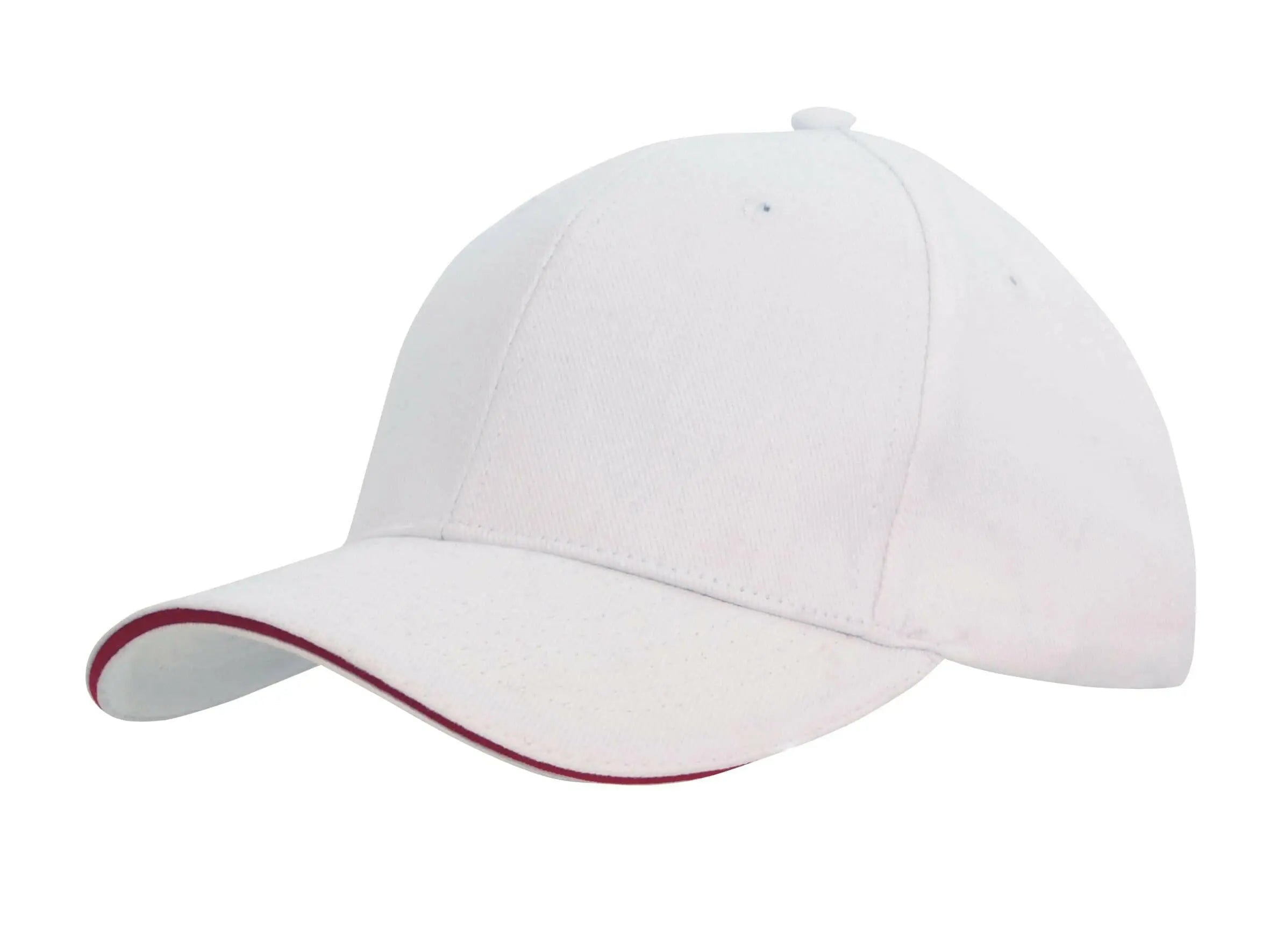 Headwear Brushed Heavy Cotton Cap With Sandwich Trim X12 - 4210 - Metro Workwear